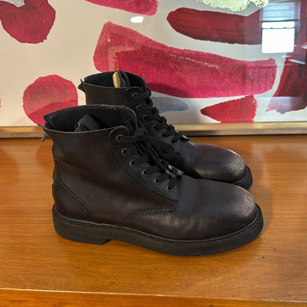 Golden goose distressed combat boots
